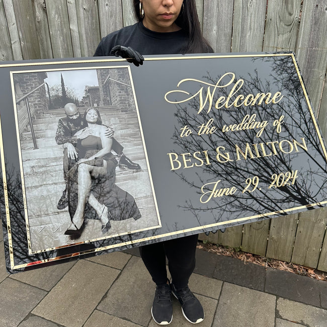 DELUXE WEDDING WELCOME SIGN